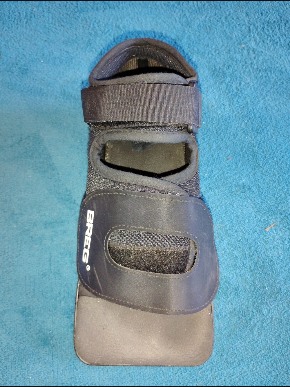 Breg Women's Black Medical Walking Shoe - Supportive Velcro Closure